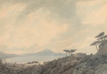 La baie de Naples depuis Capodimonte